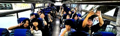 修学旅行2　バス移動
