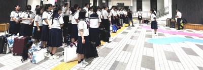 修学旅行　到着式
