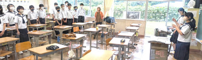 合唱朝練１年